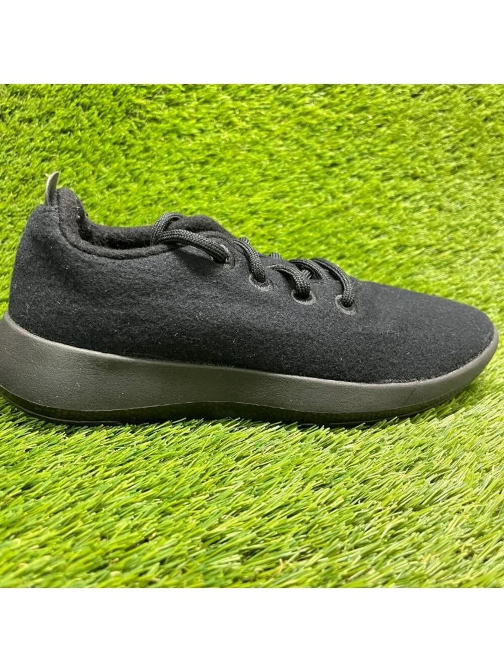 Allbirds Wool Runner Mizzle Mens Size 8 Black Athletic Running Shoes Sneakers